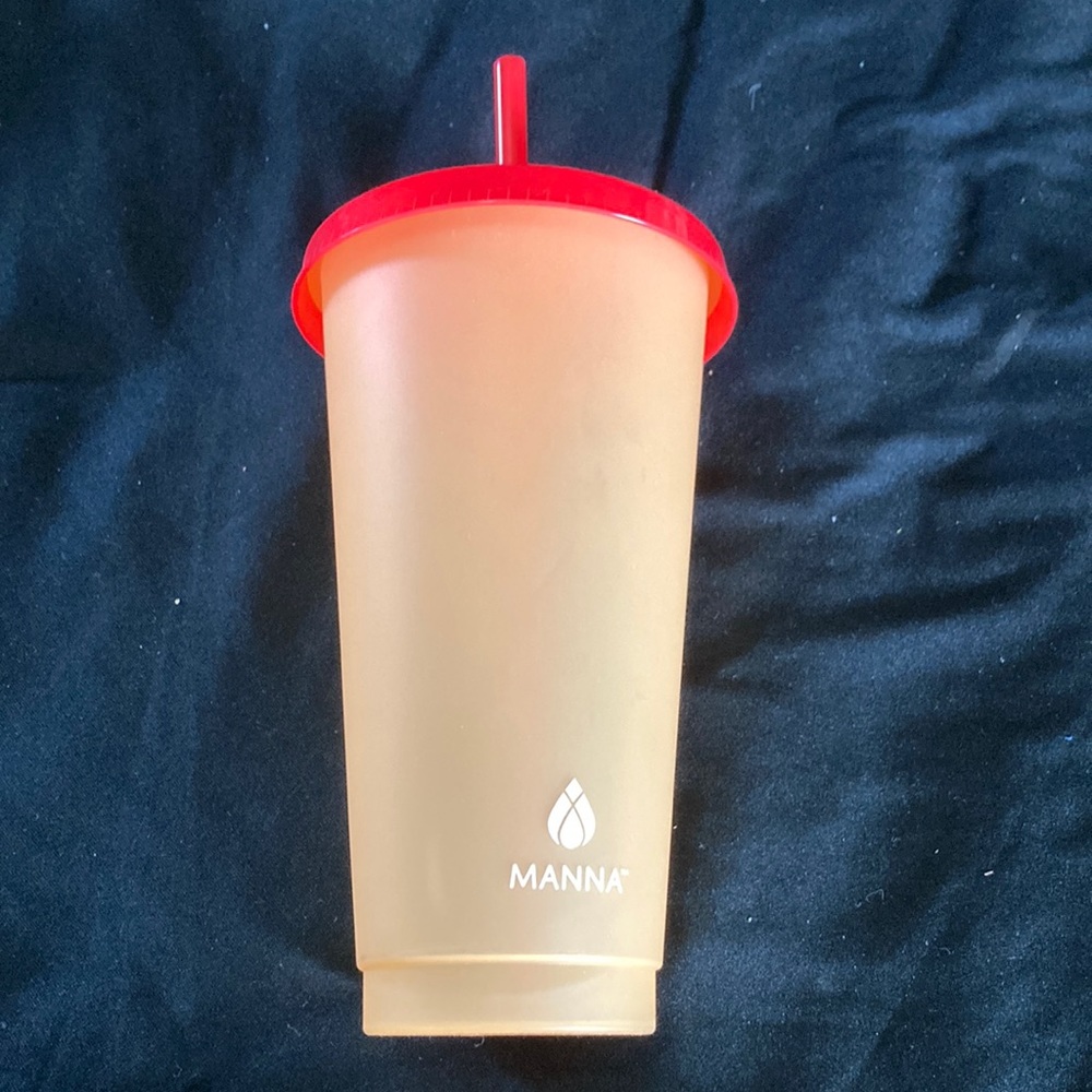 Manna color changing cold cup-RED & ORANGE